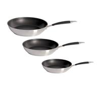 Stoven Soft Touch Induction 20cm 24cm and 28cm Fry Pan Set