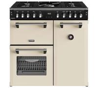 Stoves 444411868 90cm Wide Richmond Deluxe Dual Fuel Range Cooker in C