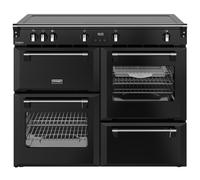 Stoves Richmond Deluxe 110cm Electric Range Cooker with Induction Hob - Black - A/A/A Rated