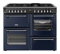 Stoves DX RCA RICH 110DF MBL 110cm Dual Fuel Range Cooker, Midnight Blue A