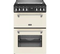 Stoves 60cm Double Oven Richmond Deluxe 60Ei RTY Mini Range Electric Cooker with Induction Hob - Cream - A/A Rated, Cream