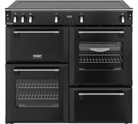 Stoves Richmond Deluxe 100Ei ZLS 100cm Electric Range Cooker with Induction Hob - Black - A/A/A Rated