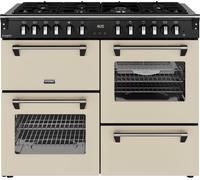 Stoves Richmond Deluxe 110cm Dual Fuel Range Cooker - Cream - A/A/A Rated