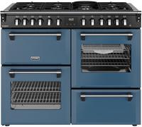 Stoves DX RCA RICH 110DF TWB 110cm Dual Fuel Range Cooker, Twilight Blue A