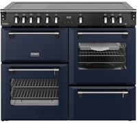 Stoves DX RCA RICH 110Ei RTY MBL 110cm Dual Fuel Range Cooker, Midnight Blue A