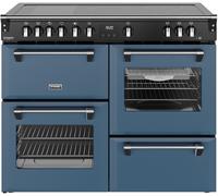 Stoves DX RCA RICH 110Ei RTY TWB 110cm Dual Fuel Range Cooker, Twilight Blue A