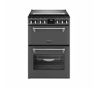 Stoves DXMRARI60DFA 600mm Dual Fuel Cooker Gas Hob Power WOK Anthracite
