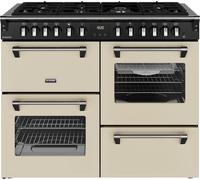 Stoves Richmond 110cm Dual Fuel Range Cooker with Gas Hob - Cream - A/A/A Rated, Cream
