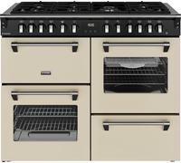 Stoves Richmond 110cm Dual Fuel Range Cooker with Gas Hob - Cream - A/A/A Rated, Cream