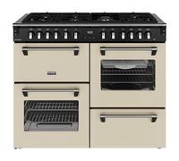 Stoves Richmond 110cm wide Dual Fuel Range Cooker with Gas Hob - Cream - A/A