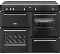 Stoves Richmond 110Ei TCH 110cm wide Electric Range Cooker with Induction Hob - Black - A/A/A Rated