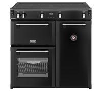 Stoves Richmond 90Ei TCH 90cm Electric Range Cooker with Induction Hob - Black - A/A/A Rated