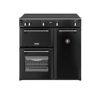 Stoves Richmond 90Ei TCH 90cm Electric Range Cooker with Induction Hob - Black - A/A