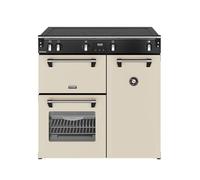 Stoves Richmond 90Ei TCH 90cm wide Electric Range Cooker with Induction Hob - Cream - A/A/A Rated