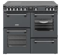 Stoves Richmond Deluxe 100Ei 100cm wide Electric Range Cooker with Induction Hob - Anthracite - A Rated