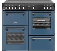 Stoves DX RCA RICH 100Ei RTY TWB 100cm Induction Range Cooker, Twilight Blue A