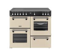 Stoves Richmond Deluxe 100Ei RTY 100cm Electric Range Cooker with Induction Hob - Cream - A/A/A Rated