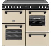 Stoves Richmond Deluxe 100Ei RTY 100cm Electric Range Cooker with Induction Hob - Cream - A/A/A Rated