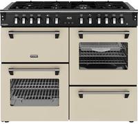 Stoves Richmond Deluxe 110cm Dual Fuel Range Cooker - Cream - A/A/A Rated
