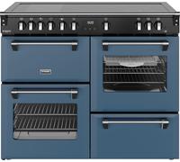 Stoves Richmond Deluxe 110Ei RTY 110cm Electric Range Cooker with Induction Hob - Twilight Blue - A Rated, Blue