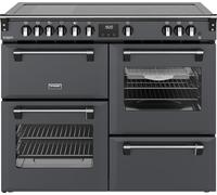 Stoves DX RCA RICH 110Ei RTY AGR 110cm Dual Fuel Range Cooker, Anthracite Grey A