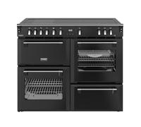 Stoves Richmond Deluxe 110Ei RTY 110cm wide Electric Range Cooker with Induction Hob - Black - A/A/A Rated