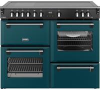 Stoves Richmond Deluxe 110Ei RTY 110cm wide Electric Range Cooker with Induction Hob - Deep Marine - A Rated, Green