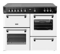 Stoves Richmond Deluxe 110Ei RTY 110cm Electric Range Cooker with Induction Hob - Ice White - A Rated, White