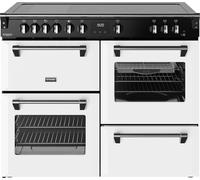 Stoves Richmond Deluxe 110Ei RTY 110cm wide Electric Range Cooker with Induction Hob - Ice White - A Rated, White