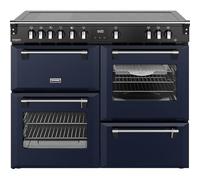 Stoves Richmond Deluxe 110Ei RTY 110cm wide Electric Range Cooker with Induction Hob - Midnight Blue - A Rated