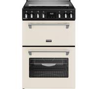 Stoves Richmond Deluxe 60cm Double Oven Dual Fuel Mini Range Cooker - Cream - A Rated, Cream