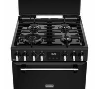 Stoves Richmond Deluxe 60cm Dual Fuel Mini Range Cooker Black