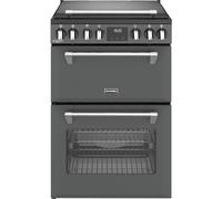 Stoves 444411846 60cm Wide Richmond Deluxe Double Oven Cooker in Anthr