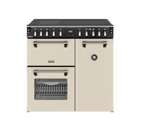 Stoves Richmond Deluxe 90Ei RTY 90cm Electric Range Cooker with Induction Hob - Cream - A/A/A Rated