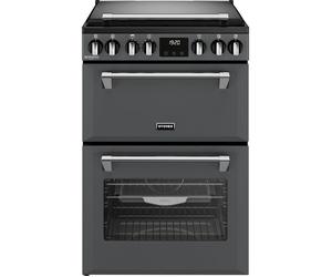 STOVES Richmond Deluxe ST DX MRA RICH 60DF 60 cm Dual Fuel Cooker - Anthracite & Chrome, Silver/Grey,Black