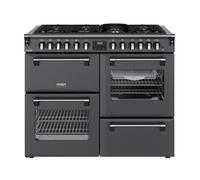Stoves DX RCA RICH 110DF AGR 110cm Dual Fuel Range Cooker, Anthracite Grey A