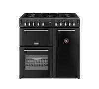 Stoves Richmond DX 90cm Dual Fuel Range Cooker - Black