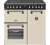 Stoves Richmond DX 90Ei 90cm wide Electric Range Cooker with Induction Hob - Cream - A/A Cream