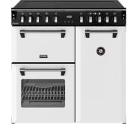 Stoves Richmond Deluxe 90EI Induction Range Cooker 444412010 ICE WHITE