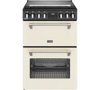 Stoves 60cm Double Oven Richmond Deluxe 60Ei RTY Mini Range Electric Cooker with Induction Hob - Cream - A/A Rated, Cream