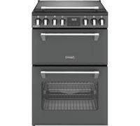 Stoves 444411846 60cm Wide Richmond Deluxe Double Oven Cooker in Anthr