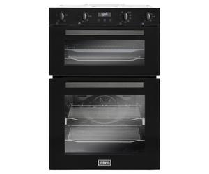 STOVES ST BI902MFCT Double Electric Built-In Oven， Black， A Rated