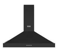 Stoves Sterling 100PYR Black 100cm Chimney Cooker Hood