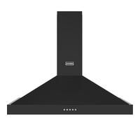 Stoves Sterling 90PYR Black 90cm Chimney Cooker Hood A+
