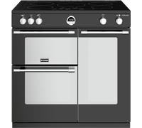 Stoves Sterling S900EI 90cm Electric Range Cooker with Induction Hob - Black - A/A/A Rated, Black