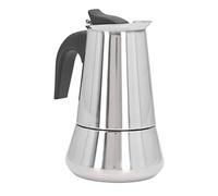 Stovetop Espresso Moka Pot, Drip Type Large Capacity Stainless Steel Percolator Coffee Maker, Elegant Rustproof Dishwasher Safe Moka Coffee Pot for Home, Office(4 Cup 400ml)