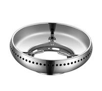 Stovetop Gas Rack Holder Reusable Kitchen Stovetop Protector Wok Pan | Windproof design,stainless steel construction,double layer energy saving,easy install,fits various gas stoves,32cm