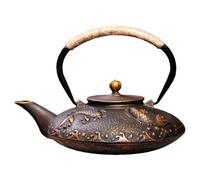 Stovetop Tea Kettle Cast Iron Teapot 800ml/28oz Stovetop Tea Kettle - Heat Resistant Handle Japanese Pot for Men & Women