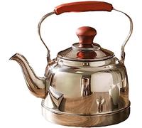 Stovetop Tea Kettle Pot Universal Stovetop Kettles Stainless Steel Coffee Pots Teapot for Induction Cooker Pour Over Kettles (B 1.5L)