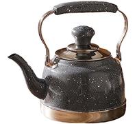 Stovetop Tea Kettle with Tea Drain Kettle Pot Universal Stovetop Kettles Stainless Steel Coffee Pots Teapot for Induction Cooker Pour Over Kettles(D,1L)